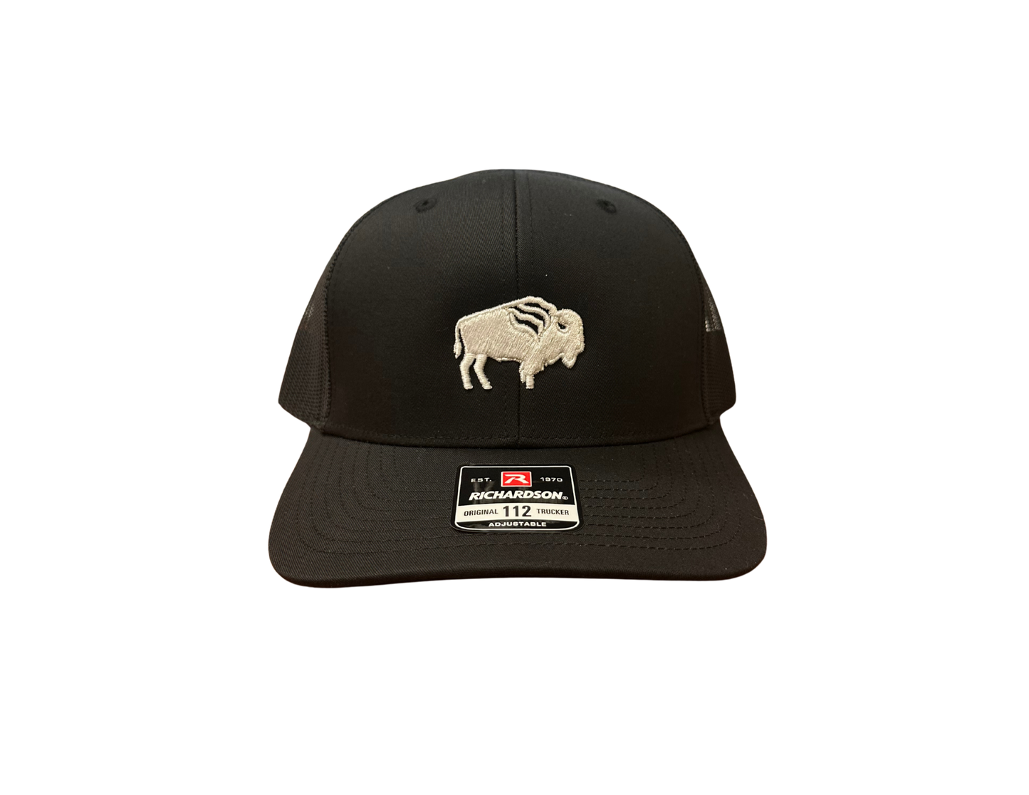 Stitched Buffalo Logo Hat - Richardson 115