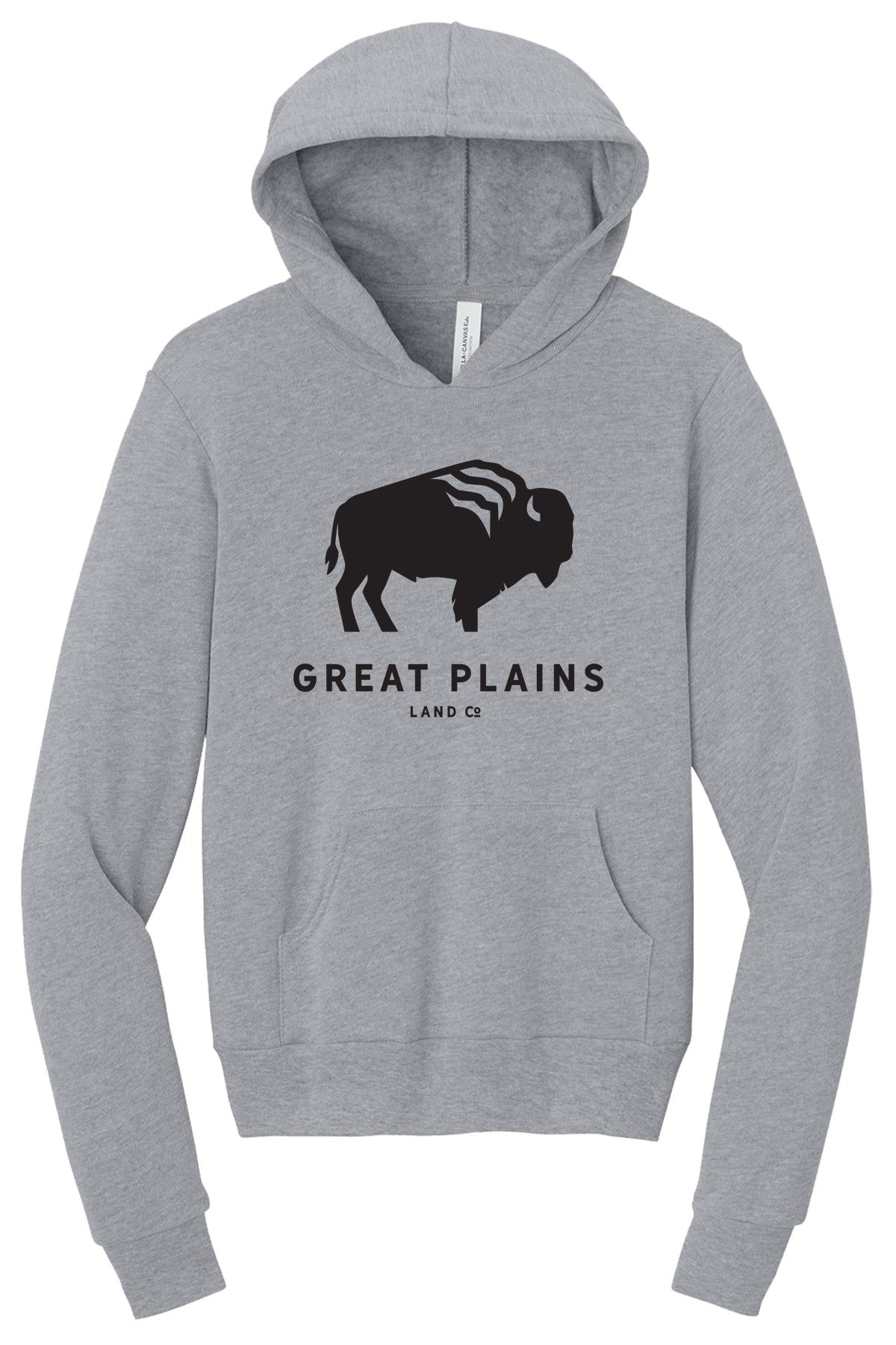 Youth Great Plains Heather Grey Hoodie