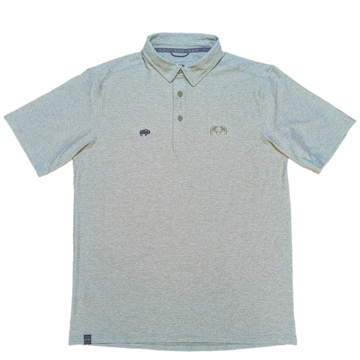 Heather Buckbrush Performance Polo