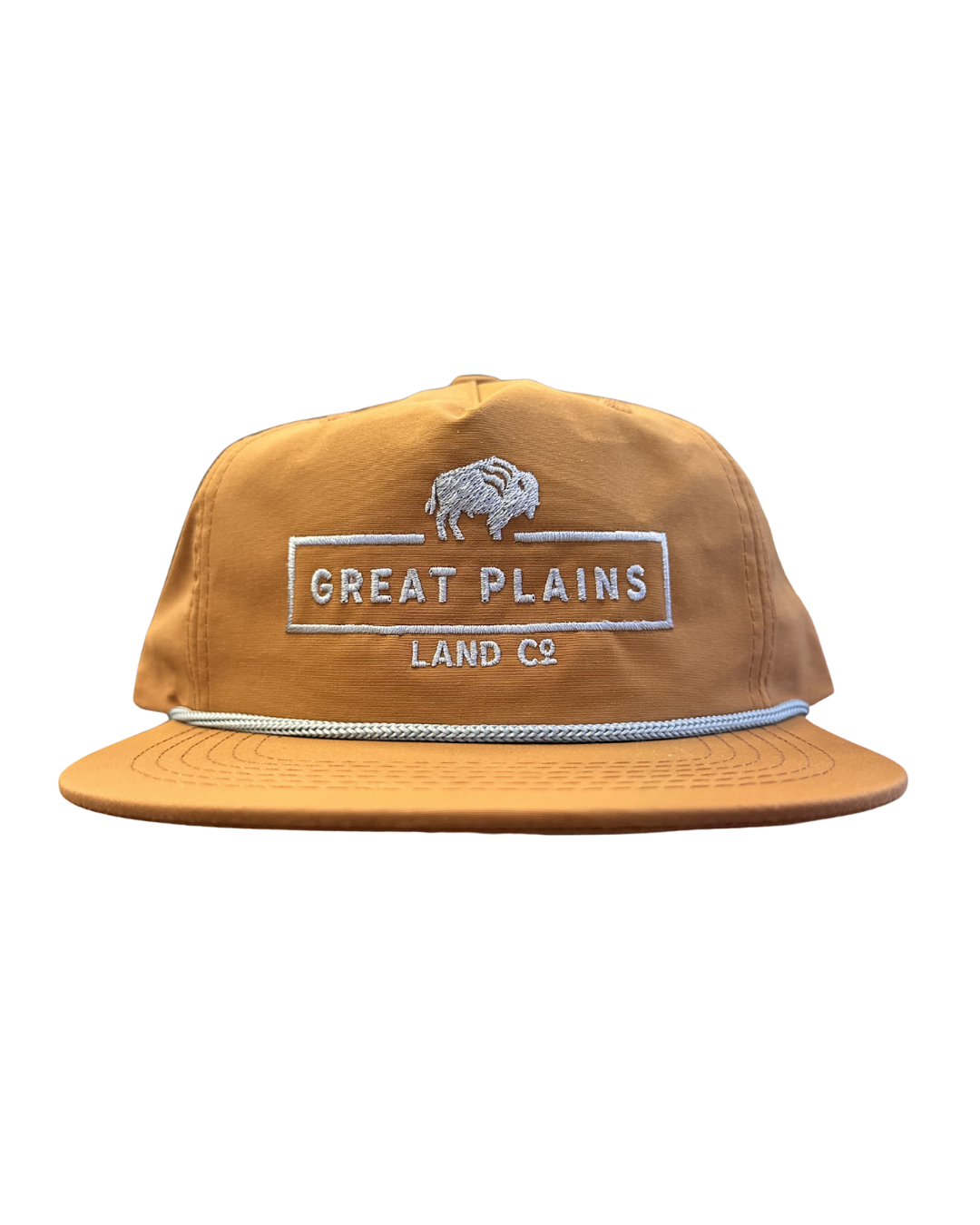 Rust Hat Silver Stitched Logo
