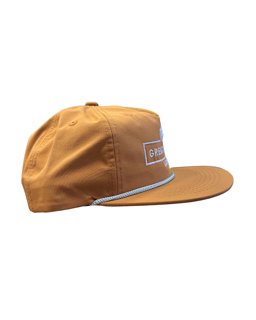 Rust Hat Silver Stitched Logo
