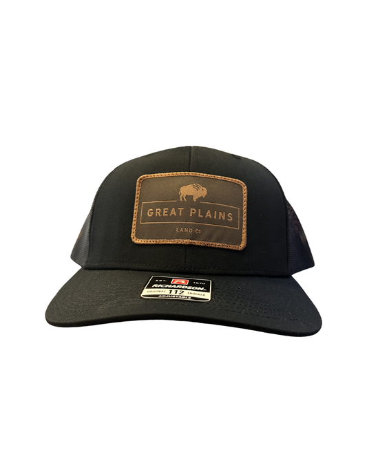 Black Hat Brown Patch Logo