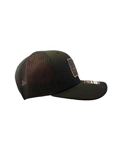 Black Hat Brown Patch Logo
