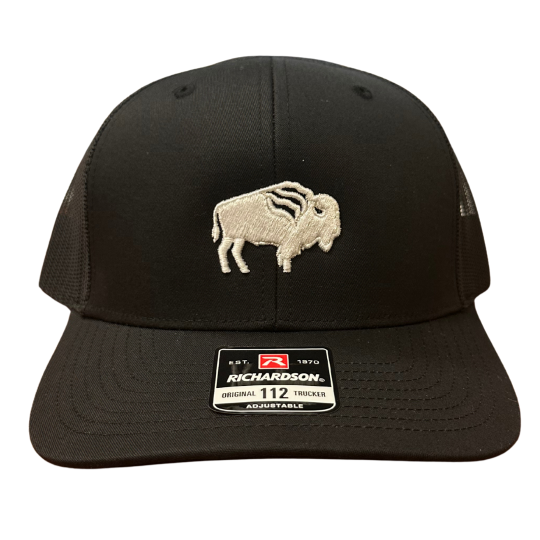 Stitched Buffalo Logo Hat - Richardson 115