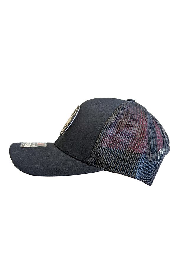 Black Hat Black Circle Logo
