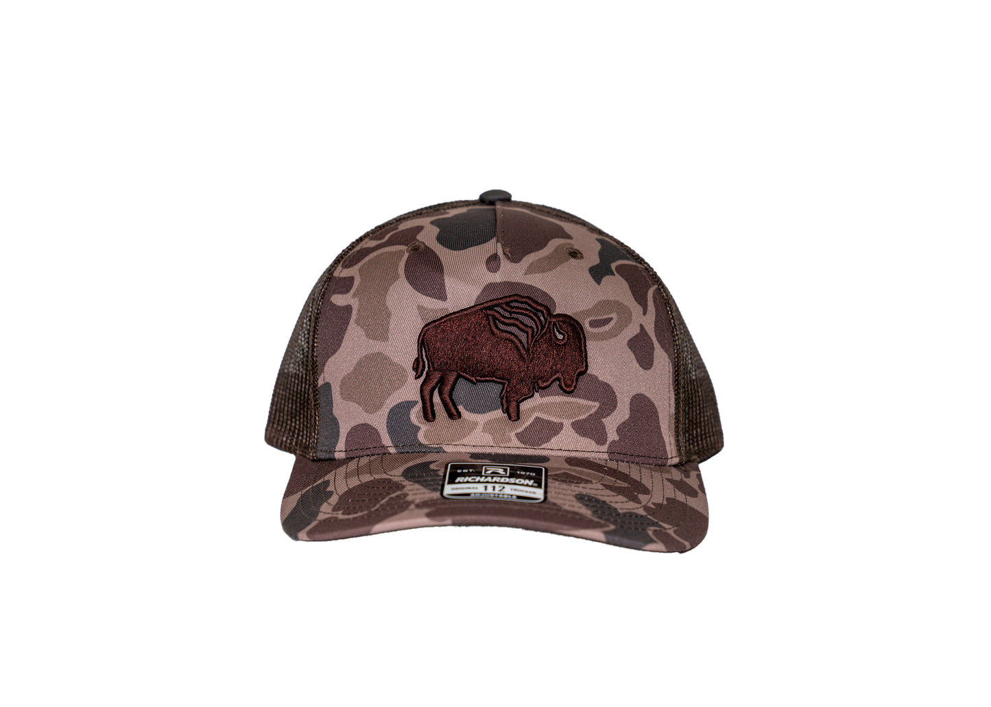 Stitched Buffalo Logo Hat - Richardson 112