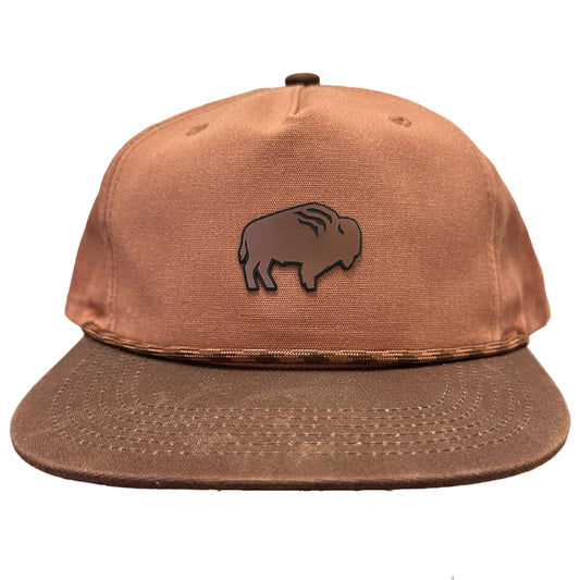 Brown Buffalo Waxed Canvas Hat