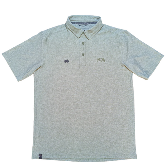 Heather Buckbrush Performance Polo