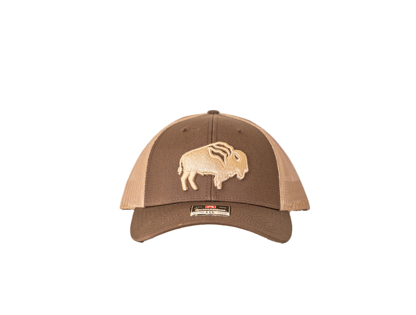 Stitched Buffalo Logo Hat - Richardson 115