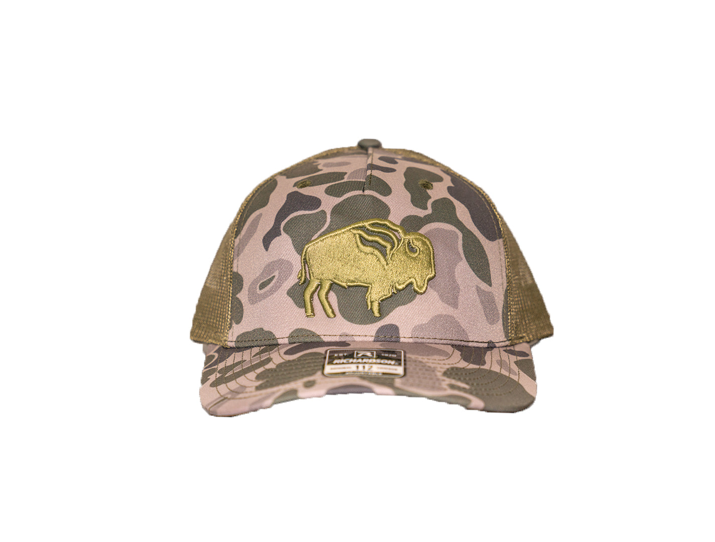 Stitched Buffalo Logo Hat - Richardson 112