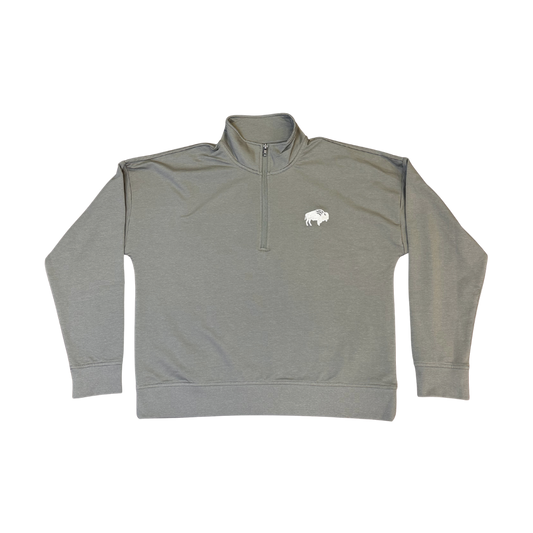 Women's Perform Pine Green 1/4 Zip Pullover